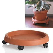 SOTTOVASO CIRCOLARE CON RUOTE Ø 25 cm  - BAMA