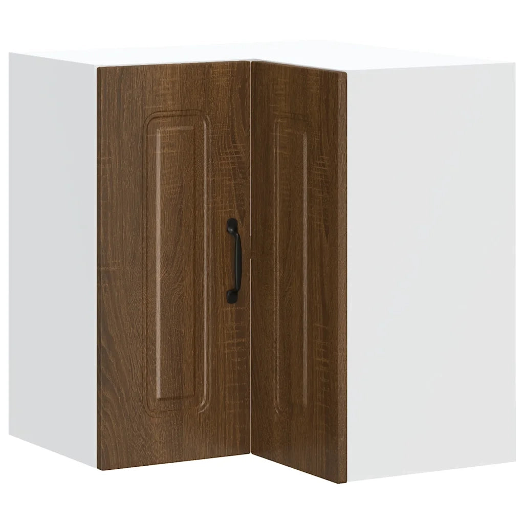 Pensile da Cucina ad Angolo Kalmar Rovere Marrone in Truciolato 853624