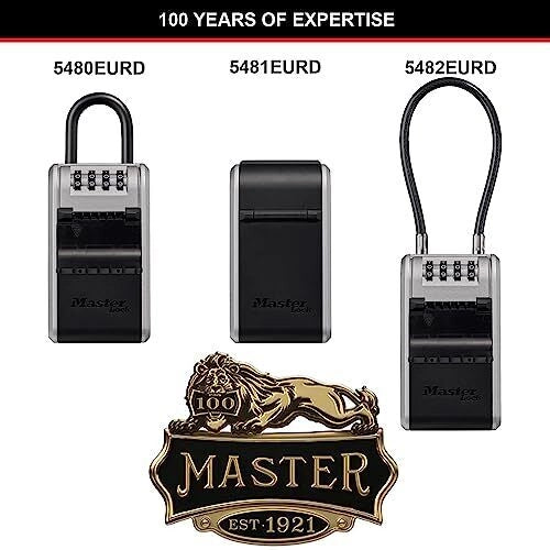 MASTER LOCK 5480EURD armadietto portachiave Acciaio Nero, Grigio
