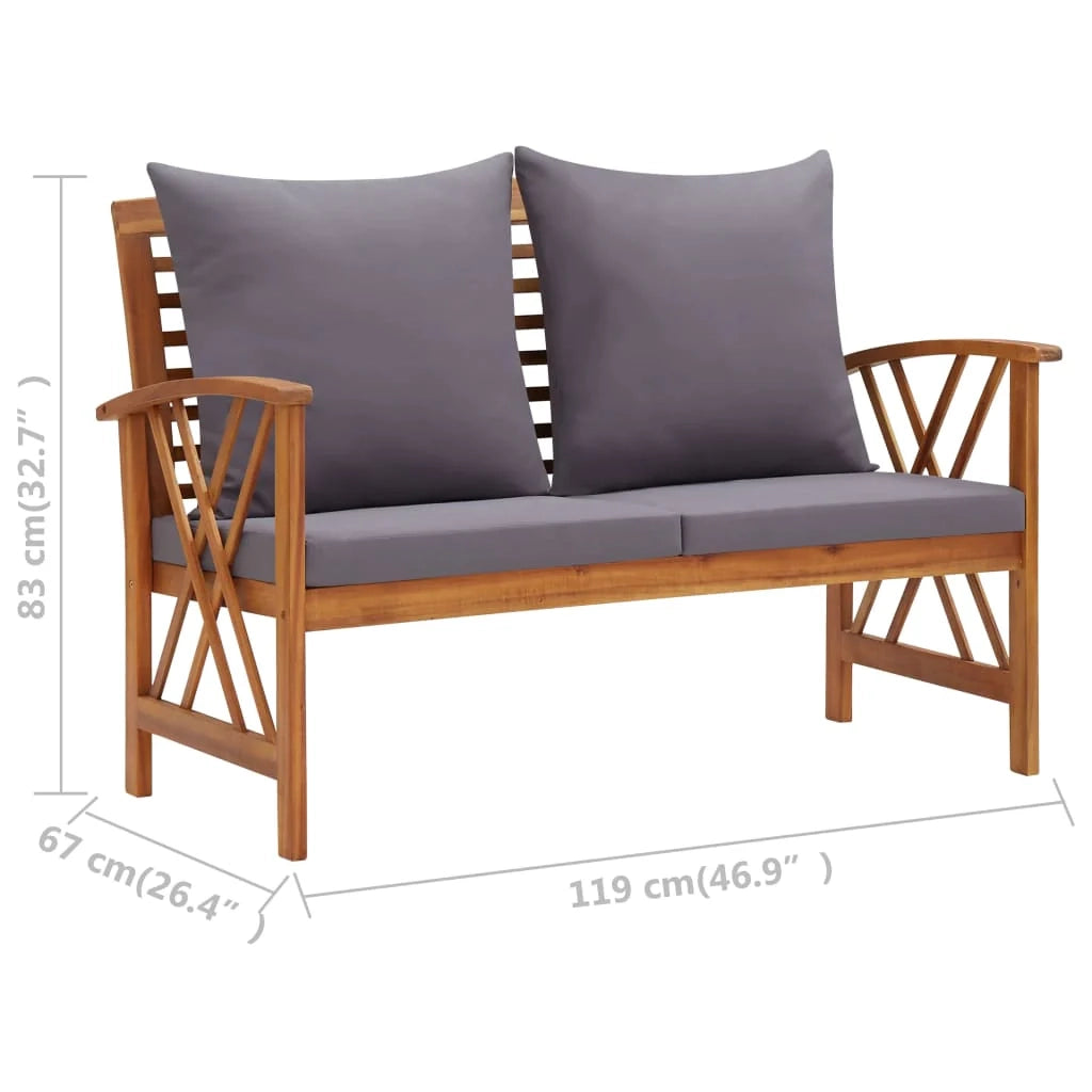 Set di mobili da giardino mobili da esterno set da 3 pezzi con cuscini legno massello di acacia 02_0015927