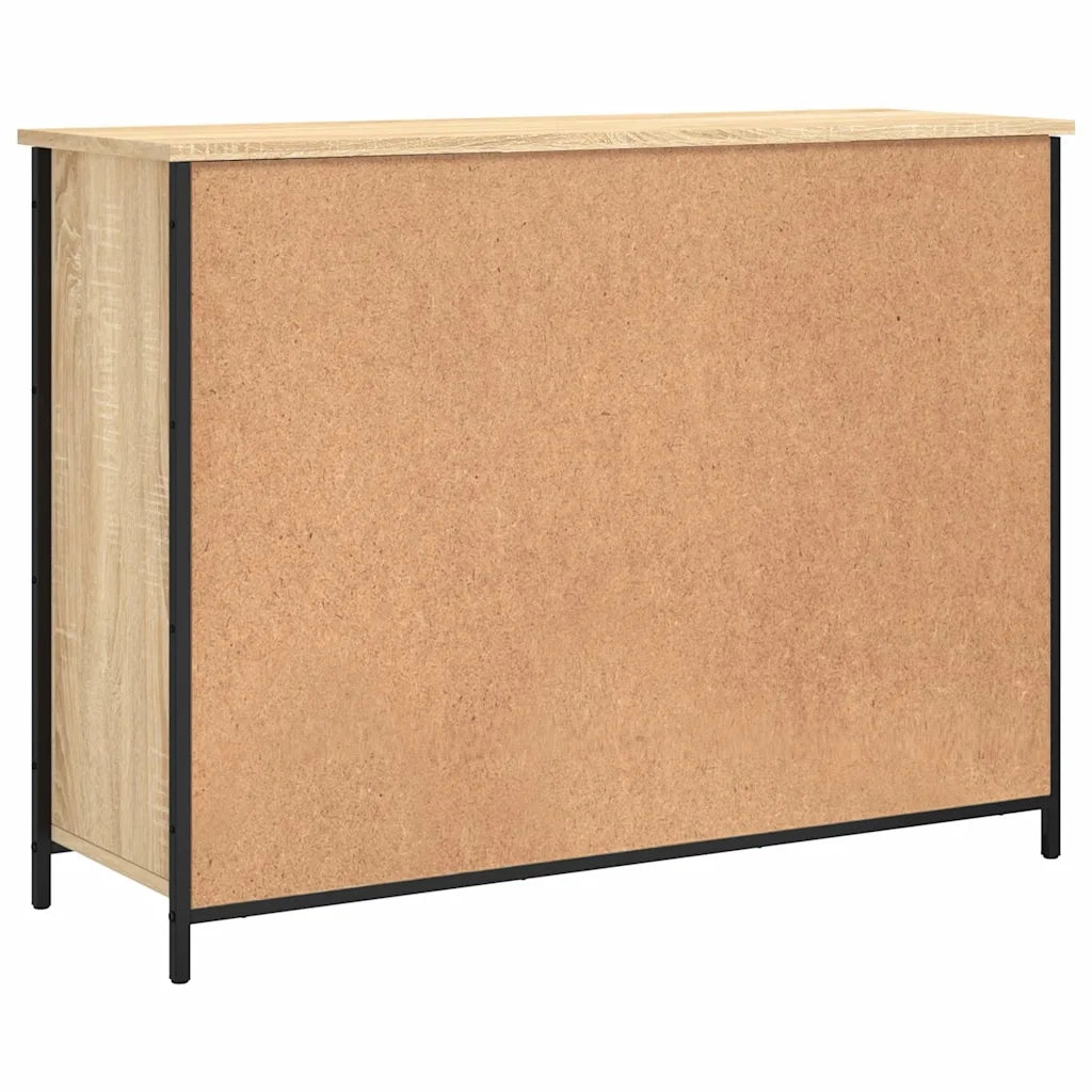 Credenza-Buffet-Armadio da cucina Rovere Sonoma 100x35x75 cm in Legno Multistrato