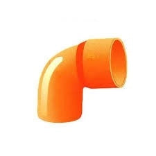 GOMITO PVC 40 ARANCIO