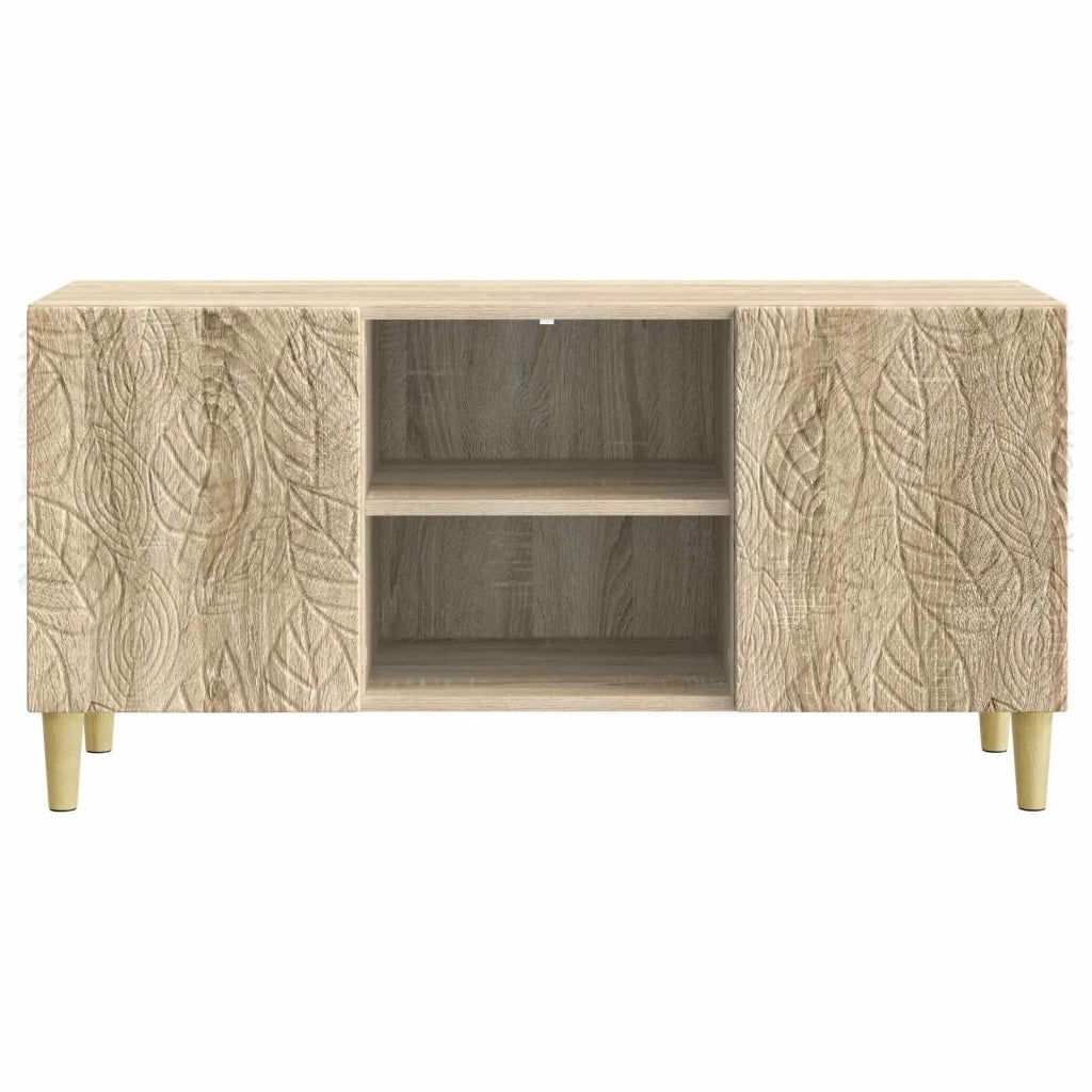 Mobile TV 102 x 34,5 x 50 cm Rovere Sonoma Legno ingegnerizzato 895157