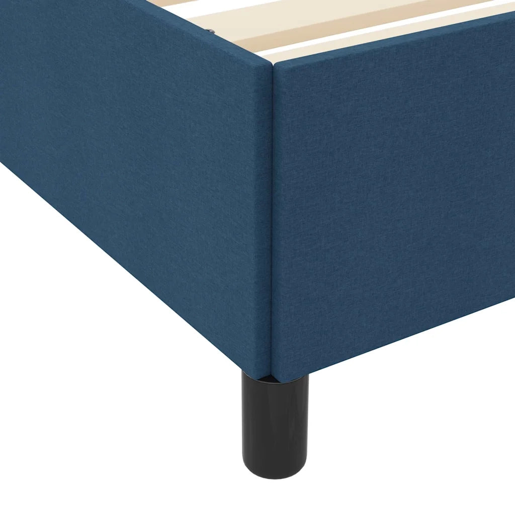 Letto a molle Blu 100 x 200 cm Tessuto 3398842