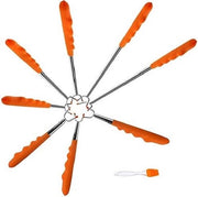 Set di Spiedini da Griglia, 8 pezzi, 30-115 cm, spiedini da griglia telescopici, rottami da griglia, acciaio inossidabile, ideali per picnic, campeggio, hot dog, verdure