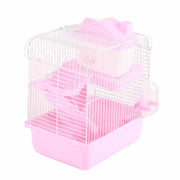 Casa per Hamster 2 Livelli - Struttura Alta - Disegno Riducibile - Buona Ventilazione - Facile da Assemblare - Spazio per il Gioco - Gabbia per Animali