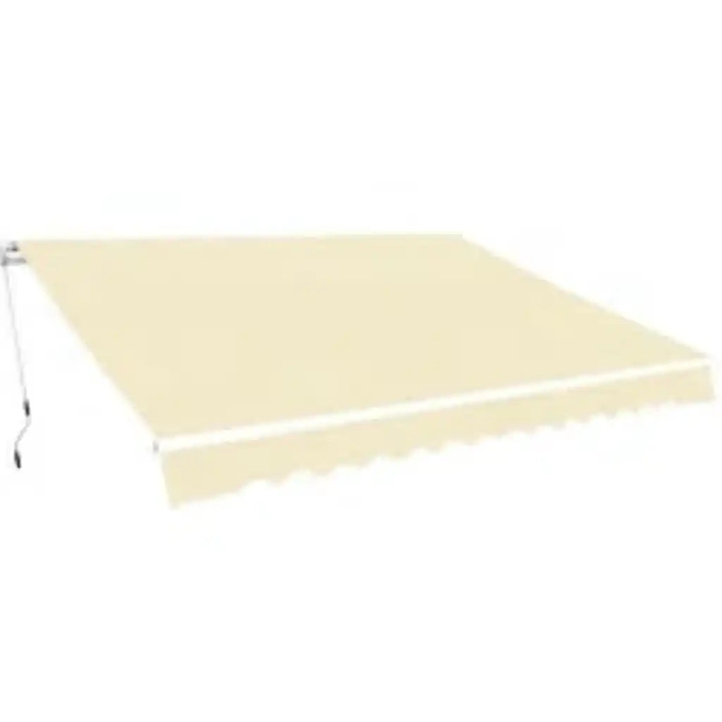 Tenda da Sole Pieghevole Manuale 600 cm Crema cod mxl 43604