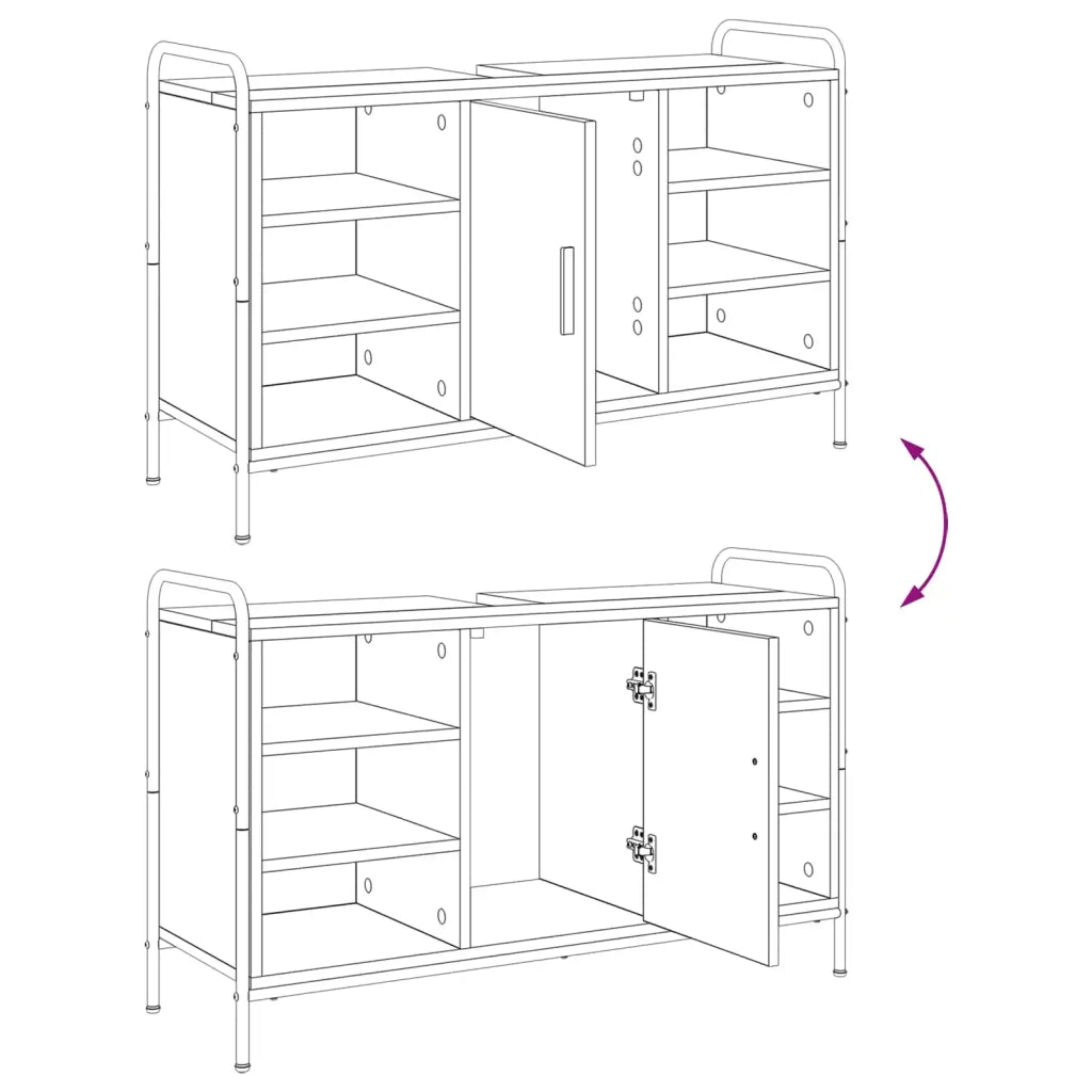 Mobile da Bagno Rovere Sonoma 95 x 34 x 61 cm 8014077