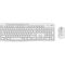 Logitech mk295 kit mouse e tastiera wireless – tecnologia silenttouch, tastierino numerico, tasti scelta rapida, tracciamento ottico avanzato, ricevitore usb nano, senza lag, meno 90% di rumore. bianco - 920-009821