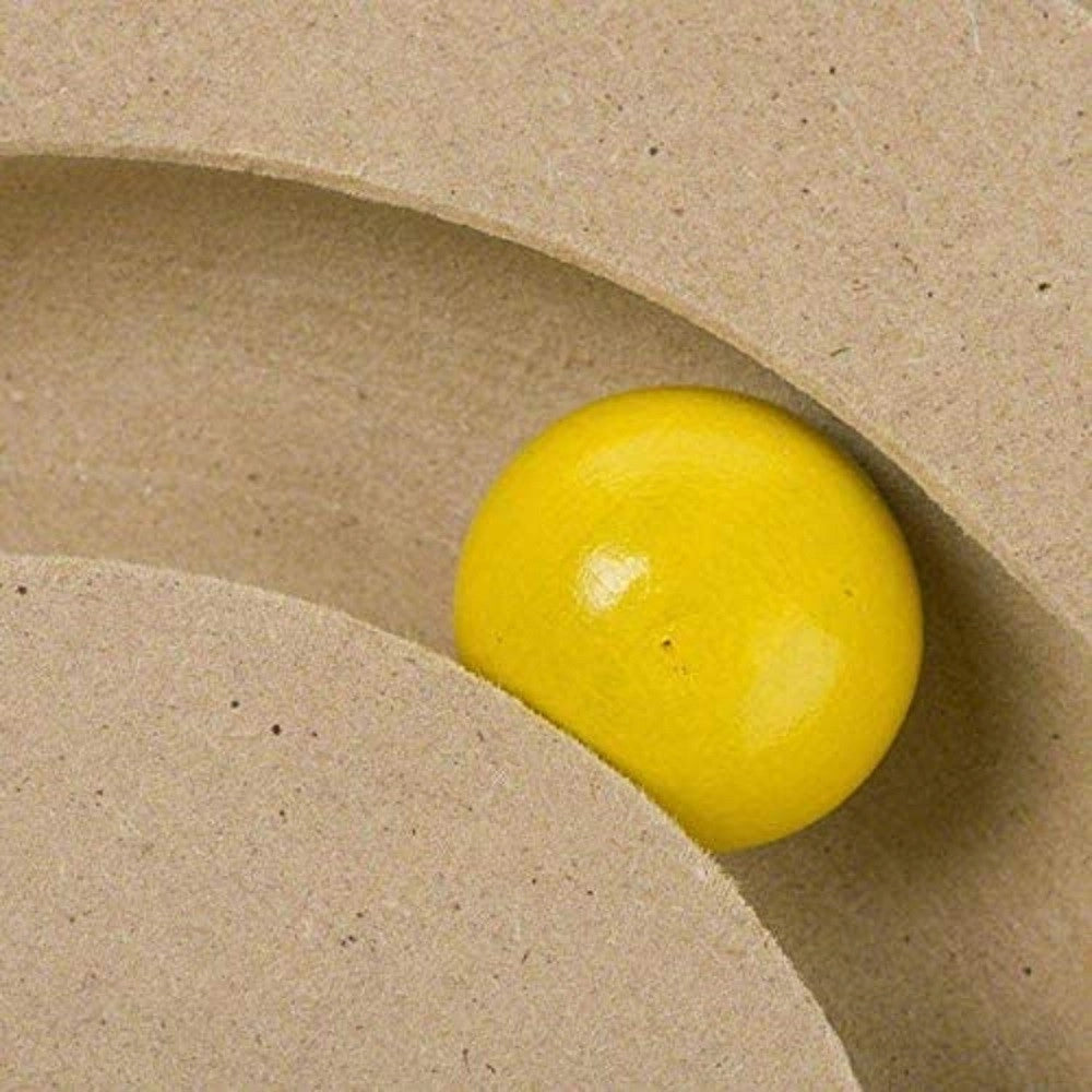 Trade Shop - Tiragraffi Crine Veg+gioca Brigitte Gioco Con Piume Pista Palline Gatto 30x44 Cm -