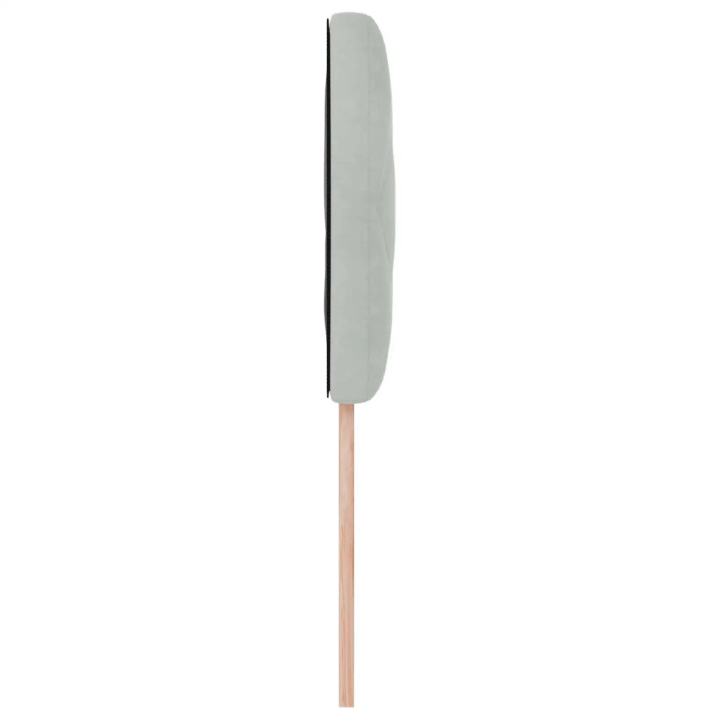 Testiera LED Grigio chiaro 90 cm Velluto 3338194