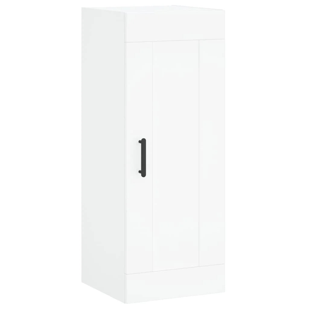 Buffet credenza cassettiera mobiletto mobile contenitore organizer cucina soggiorno salotto alto 34,5 x 34 x 180 cm legno ingegnerizzato bianco 02_0032265