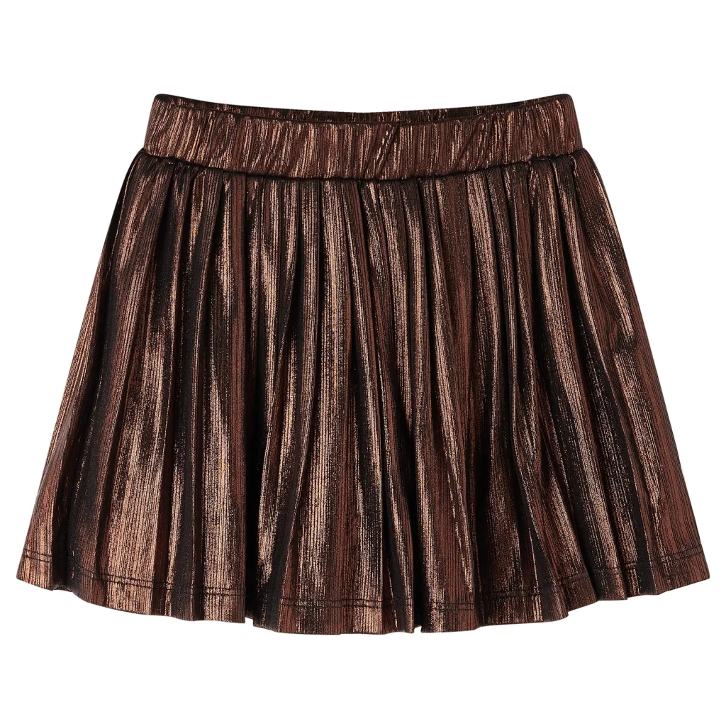 Gonna da Bambina con Brillantini Cognac 116cod mxl 132208