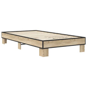 Letto singolo | Letto per adulti | Struttura del letto Rovere Sonoma 80 x 200 cm