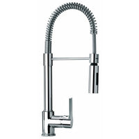 Miscelatore Rubinetto monocomando a molla PAINI serie Le Mans per lavello cod. 90CR557LLPE