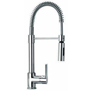 Miscelatore Rubinetto monocomando a molla PAINI serie Le Mans per lavello cod. 90CR557LLPE