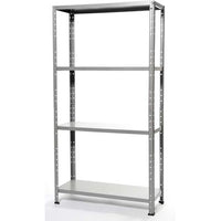 Kit scaffale 4 ripiani 75x30x136cm