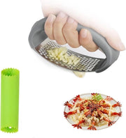 Presine per Aglio in Acciaio Inox - Utensili da Cucina - 1 pezzo - Acciaio Inossidabile