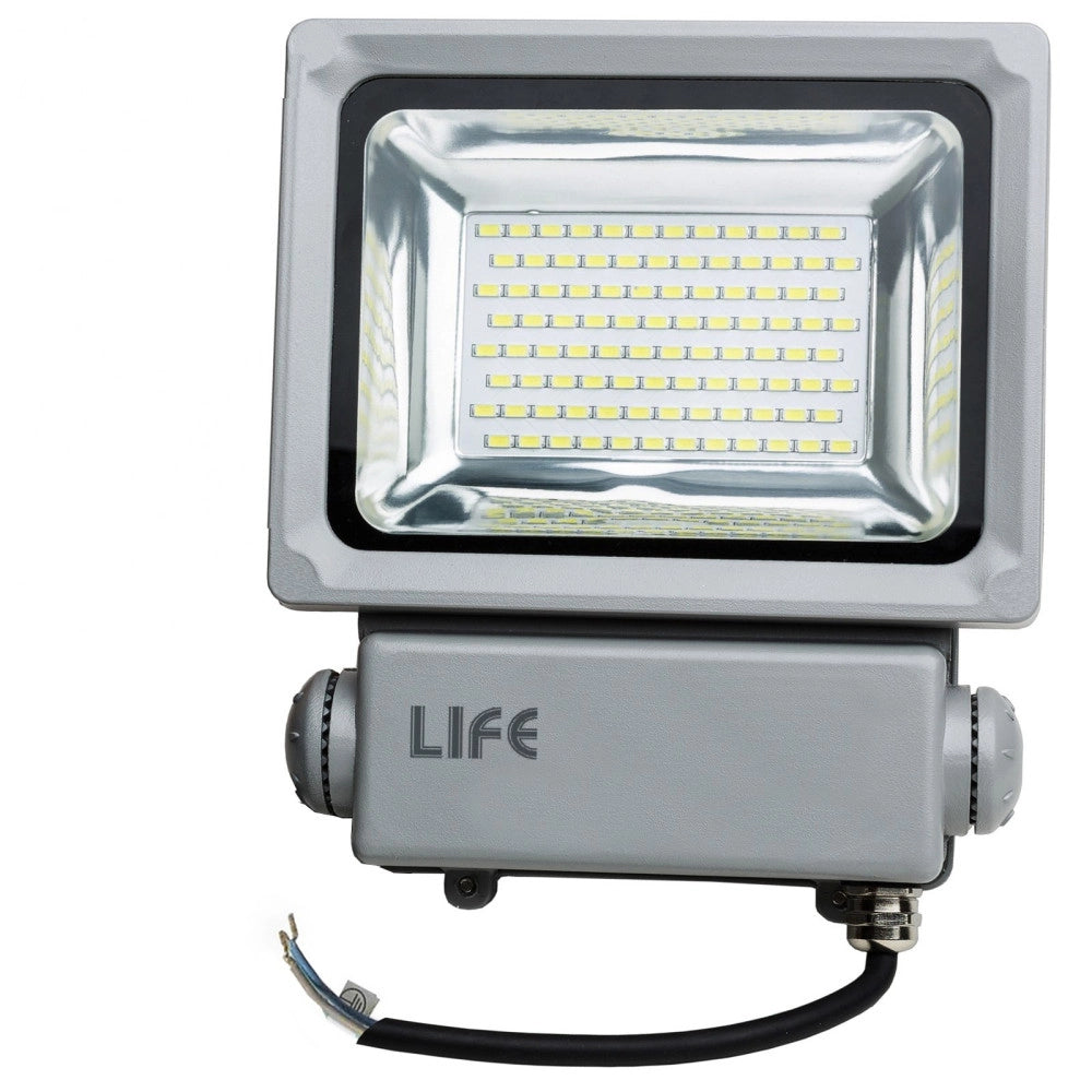 Trade Shop - Faretto Faro Led Gh1 50 Watt 4400 Lumen Per Esterno Luce Bianca Fredda -