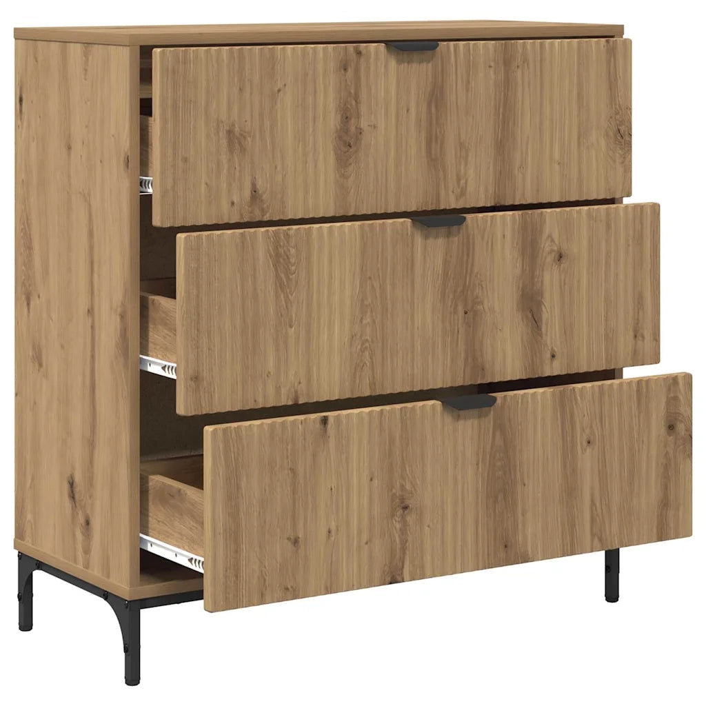 Credenza Rovere artigianale 79,5 x 33 x 82 cm Legno multistrato 883443