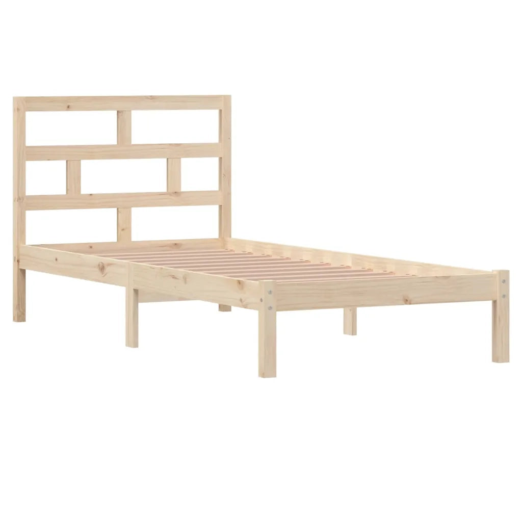 Giroletto-Struttura Letto in Legno Massello di Pino 90x200 cm 173578