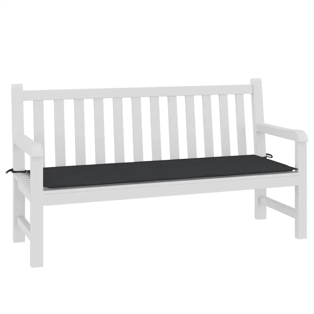 Cuscino per Panca | Cuscini per sedie Nero 150x50x4 cm in Tessuto Oxford