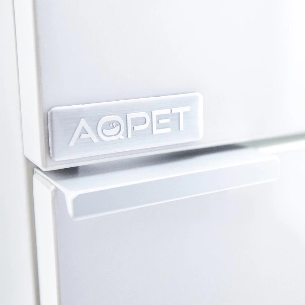 Aqpet Reef Aqua 90 Complete Marine cm90x50x50h - vasca in vetro extrachiaro con supporto e sump Colore: Nero