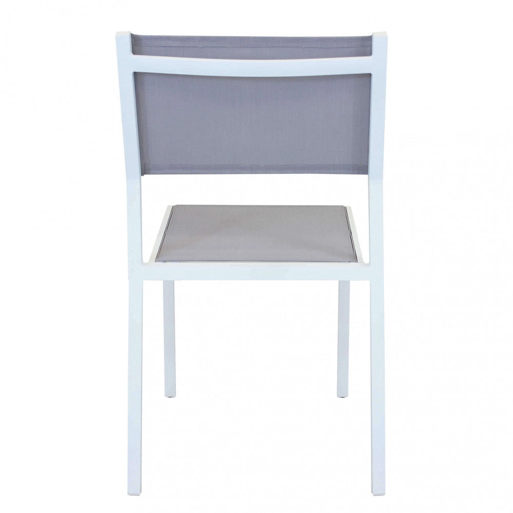 Sedia da Giardino Avana 46x57x85 h cm in Textilene Bianco