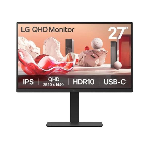 Lg 27ba75qb-b.aeu monitor pc 68,6 cm (27") 2560 x 1440 pixel wide quad hd led nero