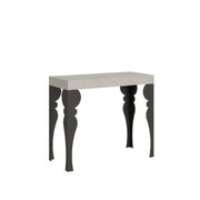 Consolle allungabile 90x40/196 cm Paxon Small Premium cashmere gambe antracite
