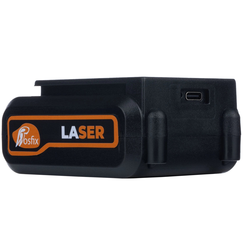 Batteria Li-Ion 3600 mAh per Livella Laser | 3.7V, USB 5V/1A | Certificazione CE e RoHS