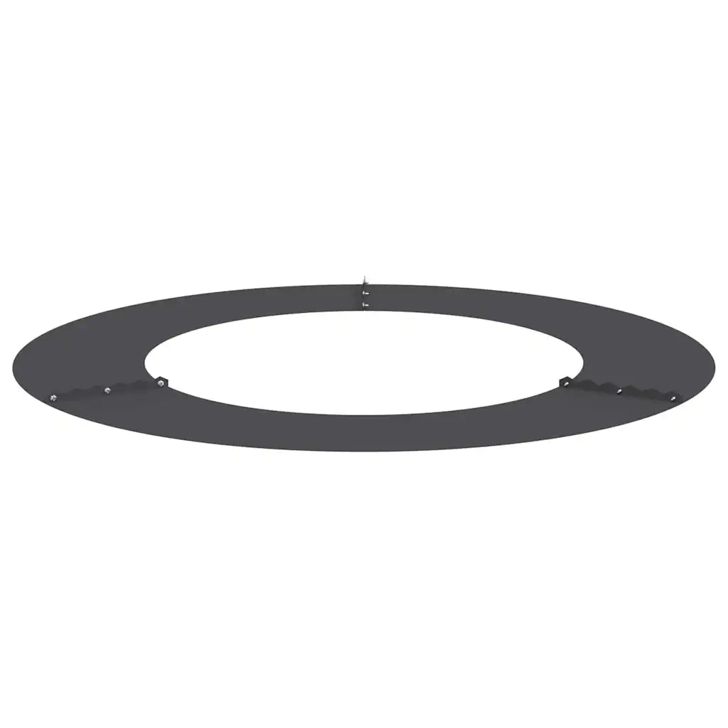 adatto per Anelli d'Albero Piatto 5 pcs Nero Ø50 / 80 cm Acciaio 873691