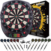 Tavolo da darts elettronico - e-dartbord con 12 frecce - adatto per l'ospitalità