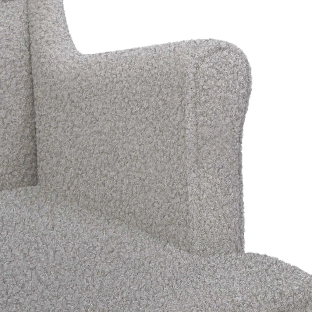 Poltrona | Sedia Relax Grigio Chiaro Boucl¨¦