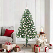Albero di Natale con 300 LED con supporto Verde 180 cm PVC
