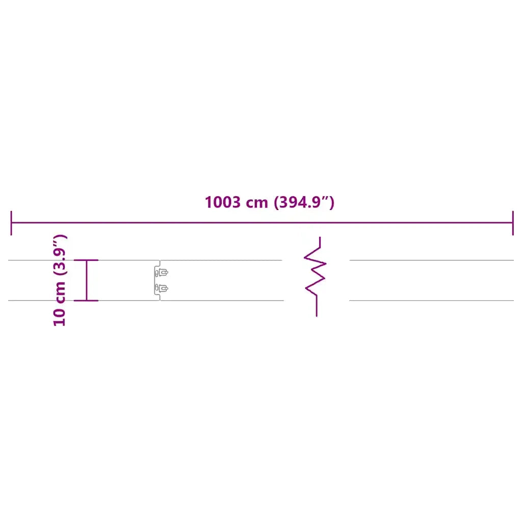 Bordure per Prato 10 pz Antracite Acciaio Laminato a Freddo CFW7993968