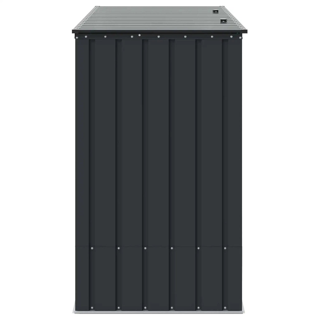 Scatola di Stoccaggio per Giardino Nero 214 x 82 x 132 cm