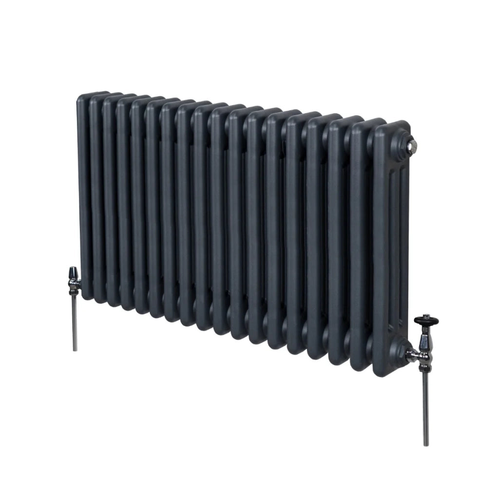 Termosifone Radiatore a 3 colonne per riscaldamento centralizzato Grigio Antracite 60x83cm