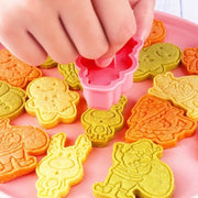8 forme per biscotti in acciaio inossidabile per impasto di biscotti, decorazione di torte o cioccolato