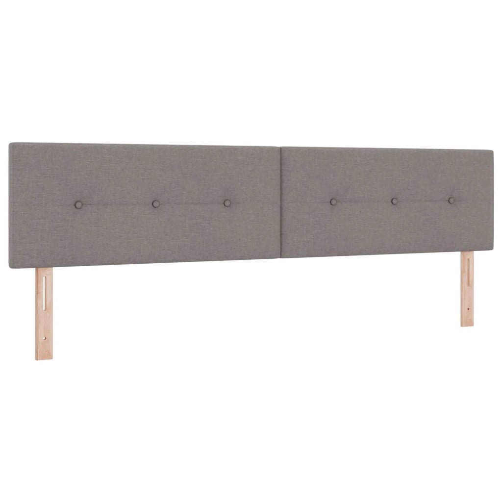 Letto box spring con materasso Tortora 200 x 200 cm Tessuto 3452758