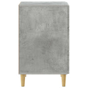 Comodino | Armadio da Notte | Mobiletto da notte Grigio Cemento 43 x 39,5 x 66,5 cm