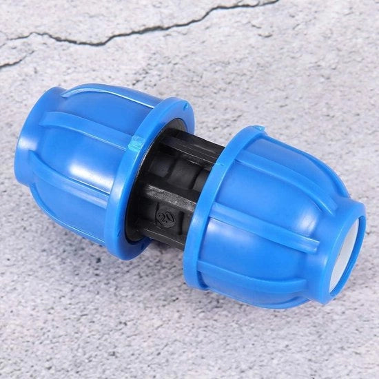 5 pezzi di connettore di tubo d'acqua in plastica PE 20mm a 20mm connettore rettilineo per adapter di connessione per hookah