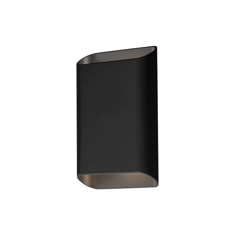 PLAK Applique a Parete LED 14W IP65 Biemissione 3000K CRI90 in Metallo Finitura Nero - Illuminazione di Design per Interni Rossini Group