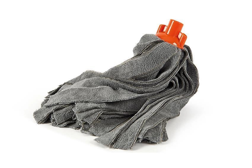 Perfetto 26500 Micromop Mop in Microfibra Professionale 200 Kg Lavabile in Lavatrice 60° colore Grigio