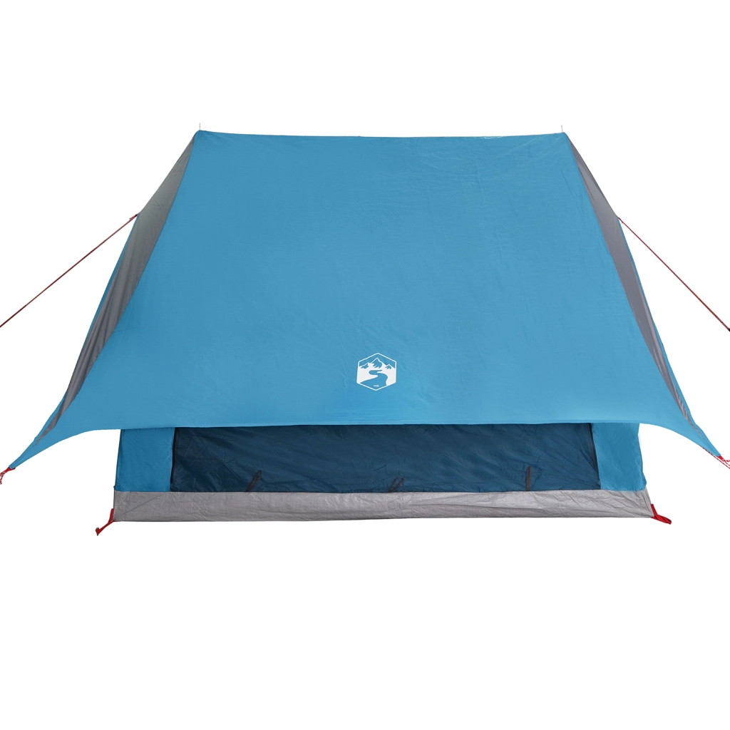 Tenda da Campeggio A-Frame 5 Persone Blu Impermeabile