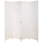 Biombo de papel trenzado 4 hojas 50(x4)x3x180h cm