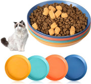 Stuoia per Gatto da Mangiare e Bere - 15 Cm - Mangiatoio per Gatti con Fondino Antiscivolo.