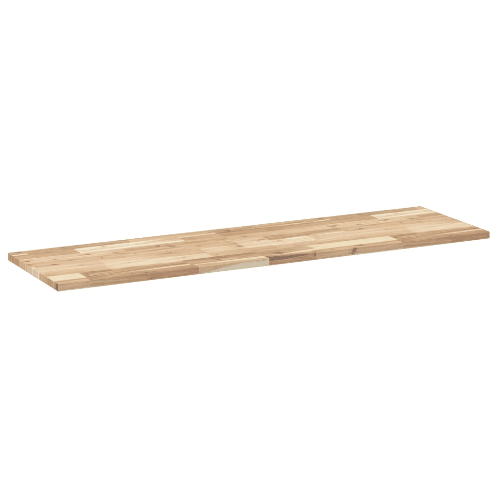 Piano da Bagno Non Trattato 140x40x2cm Legno Massello di Acacia 3279659