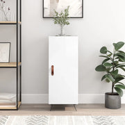 Credenza-Buffet-Armadio da cucina Bianco Lucido 34,5x34x90 cm in Legno Multistrato 192727