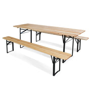 Set birreria panche e tavolo 220 x 70